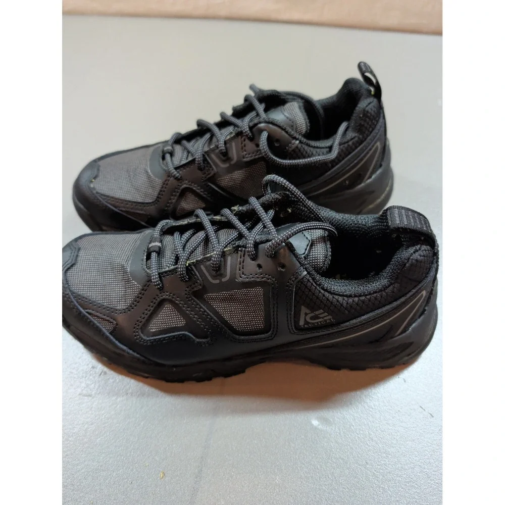 ACE Tactical Mens 8.5 Work Shoes Black Slip Resistant ASTM F2892-18 EH 64024